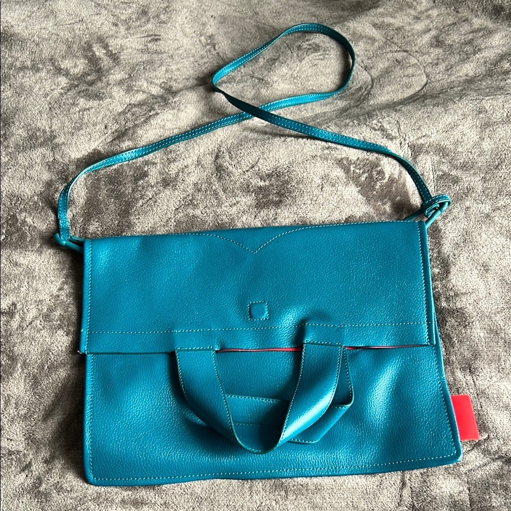 Hunter Blue Crossbody Bag or hand bag - Picture 3 of 6
